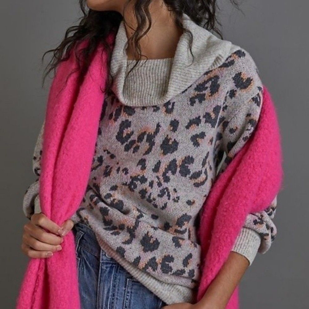 Anthropologie Emmy Cowl Neck Jumper